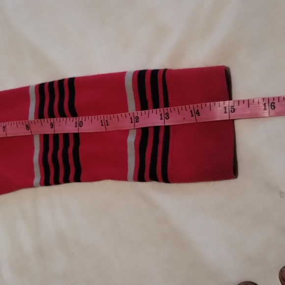 Boys Long Sleeve Collar Shirt Size: XS/XCH (4-5) Red black & Gray striped - Picture 7 of 11